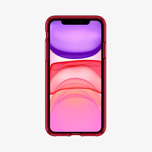 075CS27135 - iPhone 11 Pro Max Case Ultra Hybrid in crystal clear showing the back